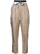 3.1 Phillip Lim Checked Trousers - Brown