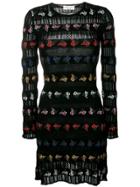 Sonia Rykiel Patterned Jacquard Dress - Black