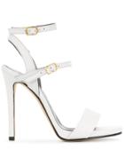 Marc Ellis Buckle Open-toe Sandals - White