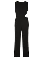 Andrea Marques Panelled Jumpsuit, Women's, Size: 36, Black, Acetate/viscose