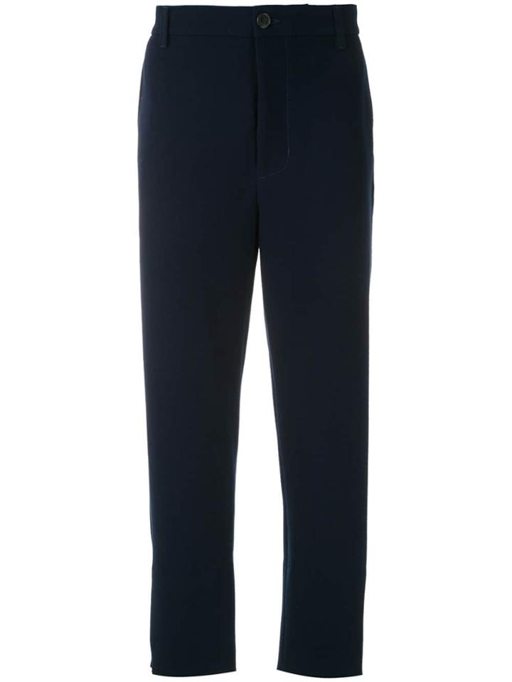 À La Garçonne Tailored Skinny Trousers - Blue