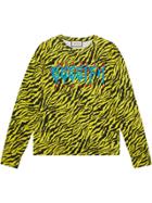 Gucci Sweatshirt With Metal Guccify Print - Yellow