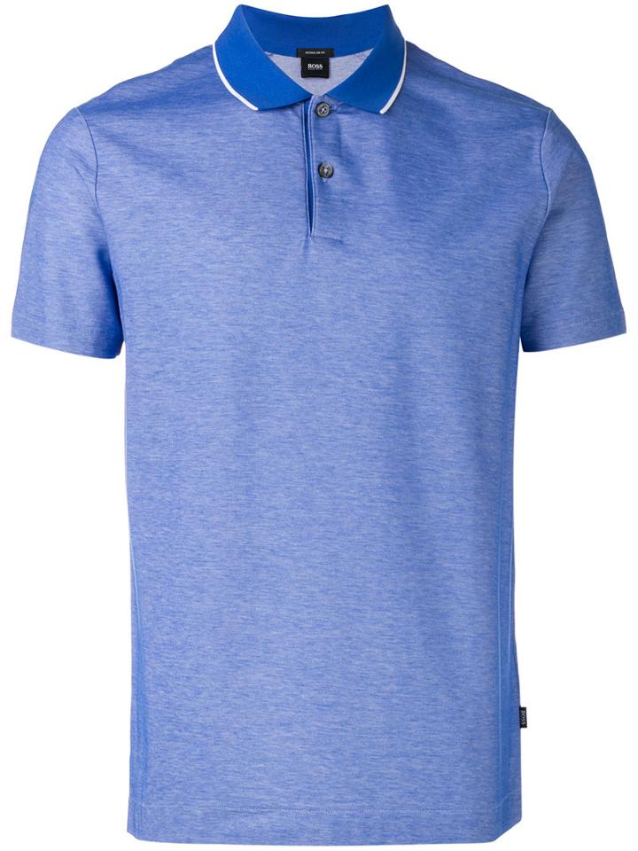 Boss Hugo Boss - Classic Polo Shirt - Men - Cotton - M, Blue, Cotton