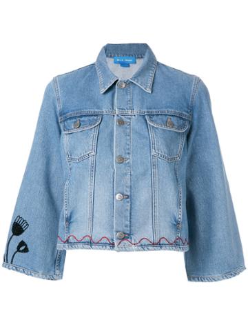 Mih Jeans Arch Denim Jacket Customised By Conie Vallese, Women's, Size: Small, Blue, Cotton