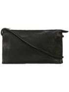 Guidi Shoulder Strap Clutch Bag - Black