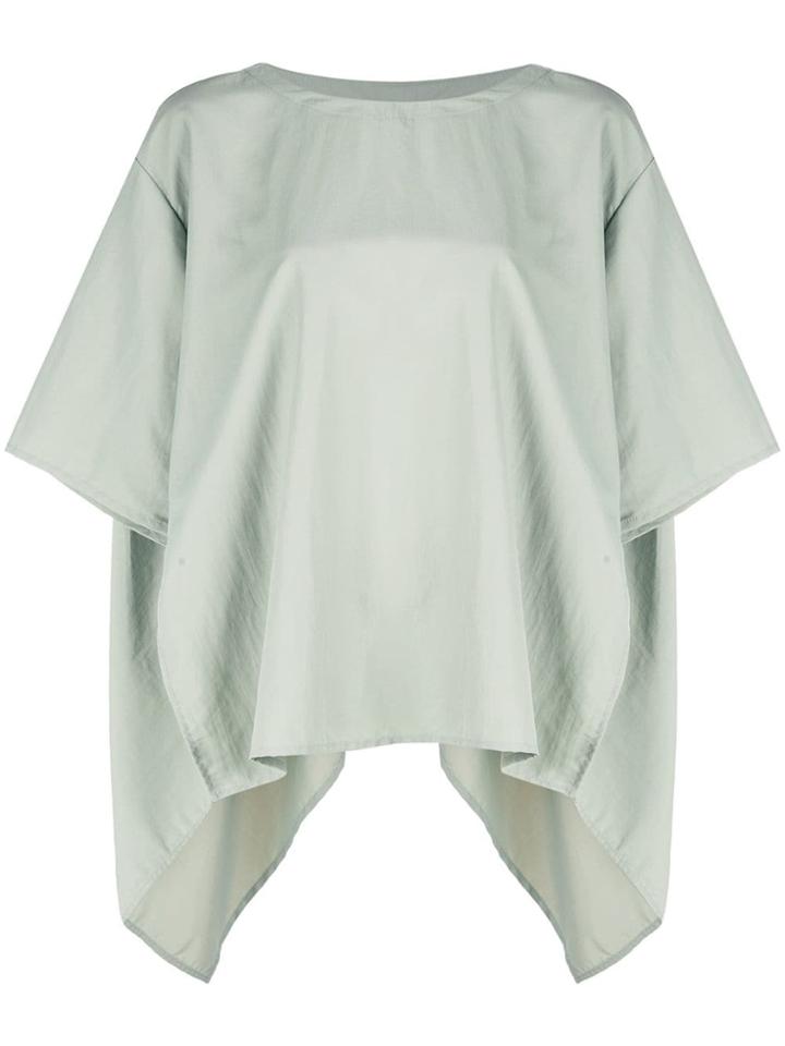 The Celect Oversized Asymmetric T-shirt - Grey