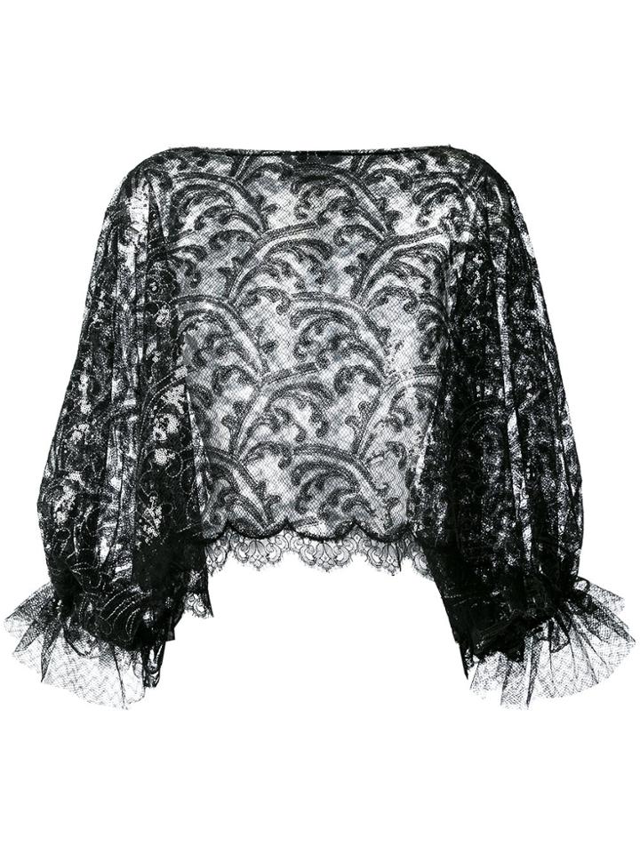 Talbot Runhof Ginster Blouse - Black