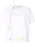 Mira Mikati Embroidered Round Neck Shirt - White