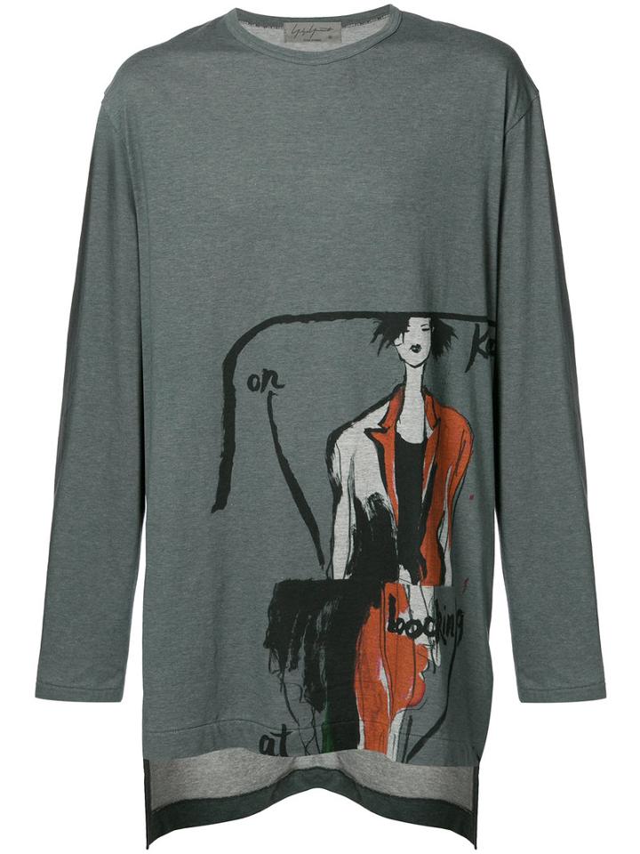 Yohji Yamamoto - Red Dress T-shirt - Men - Cotton - 3, Grey, Cotton