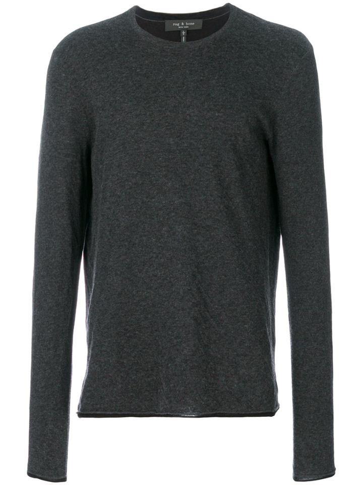 Rag & Bone Crew Neck Jumper - Grey