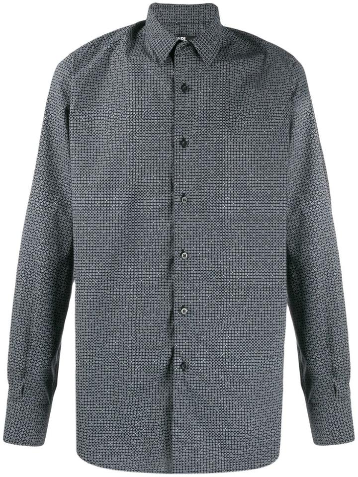 Karl Lagerfeld Minimal Print Shirt - Black