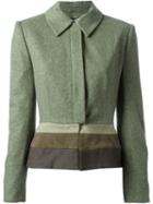 Jean Louis Scherrer Vintage Striped Hem Jacket