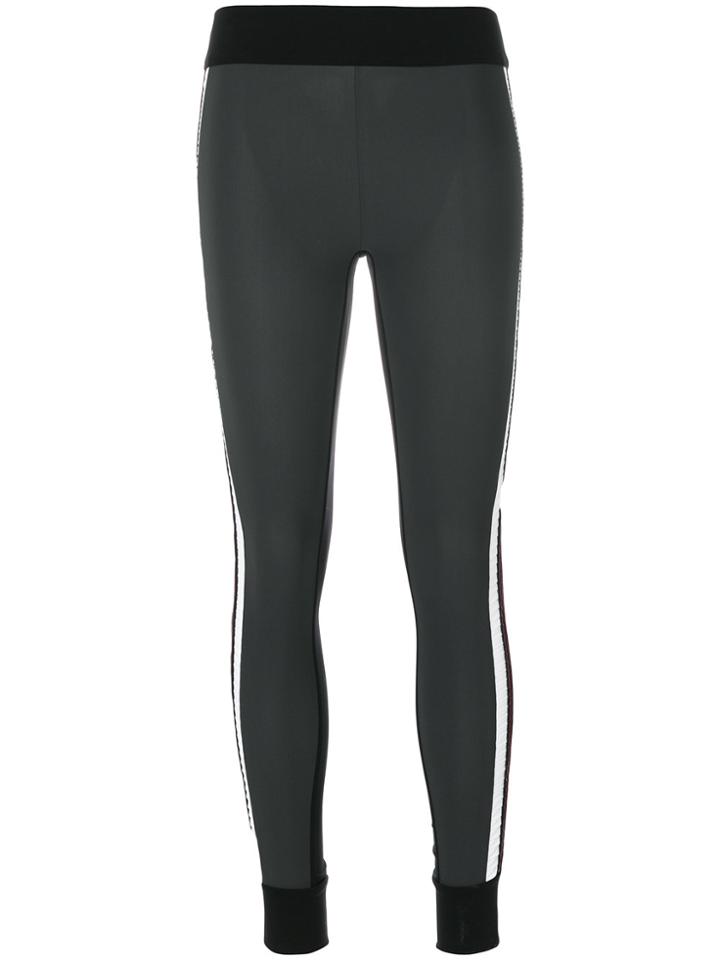 No Ka' Oi Side Stripe Leggings - Grey