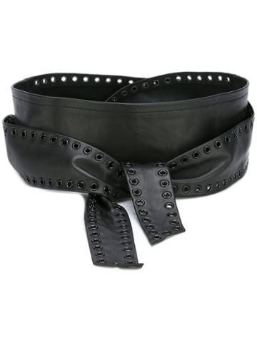 Iro 'beliza' Belt, Women's, Size: 75, Black, Lamb Skin