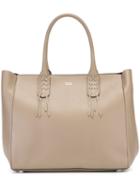 Steffen Schraut Handle Detail Tote Bag, Women's, Nude/neutrals