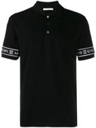 Givenchy Logo Tape Polo Shirt - Black