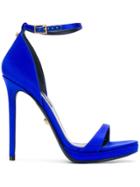 Versace Open Toe Pumps - Blue