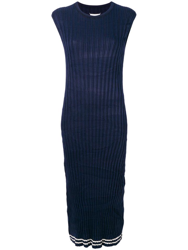Maison Margiela Sleeveless Midi Dress - Blue