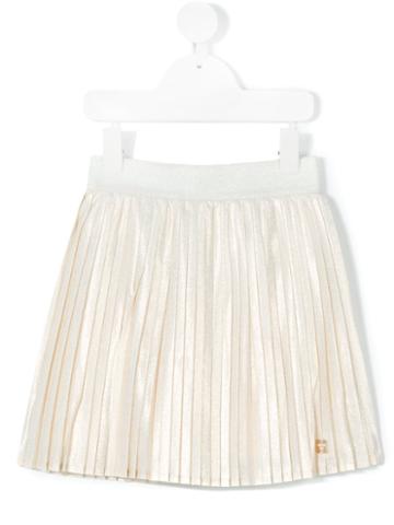 Carrèment Beau - Pleated Skirt - Kids - Polyamide/viscose - 4 Yrs, Toddler Girl's, Nude/neutrals