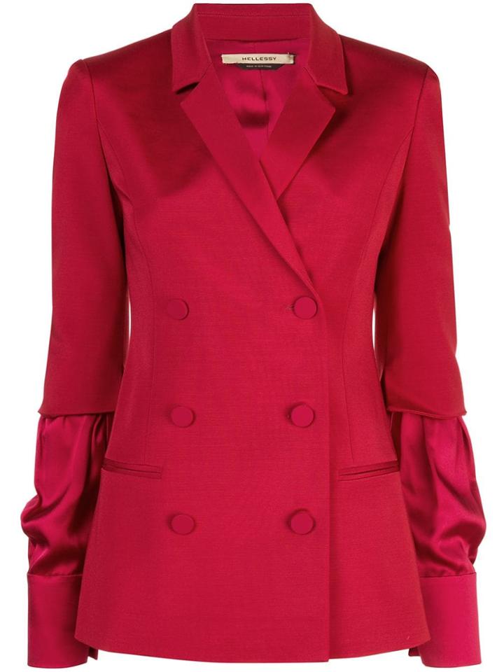 Hellessy Double-breasted Blazer - Red