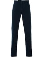 Massimo Alba Straight Trousers, Men's, Size: 56, Blue, Cotton