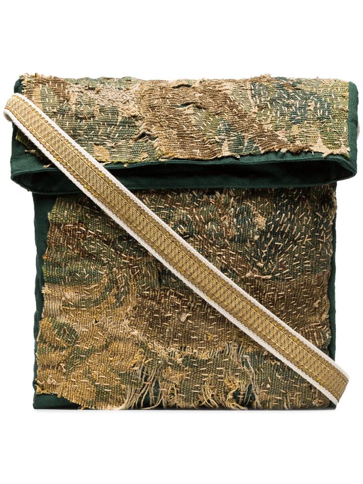 By Walid Tapestry Messenger Bag - Green