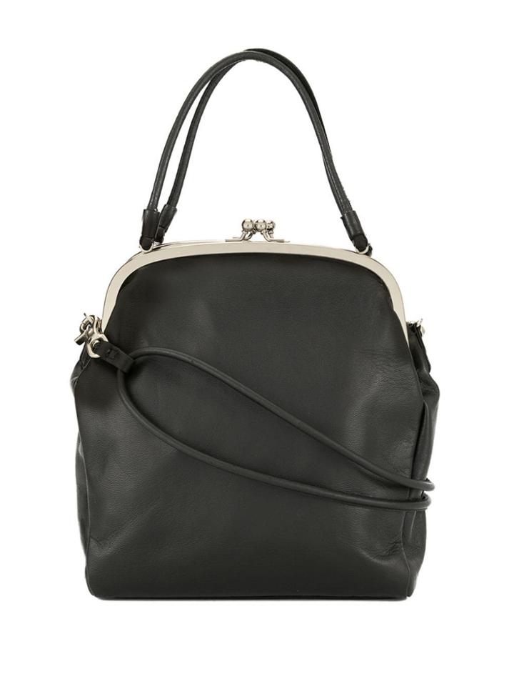 Yohji Yamamoto Clasp 2way Shoulder Bag - Black