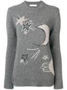 Giada Benincasa Galaxy Intarsia Sweater - Grey
