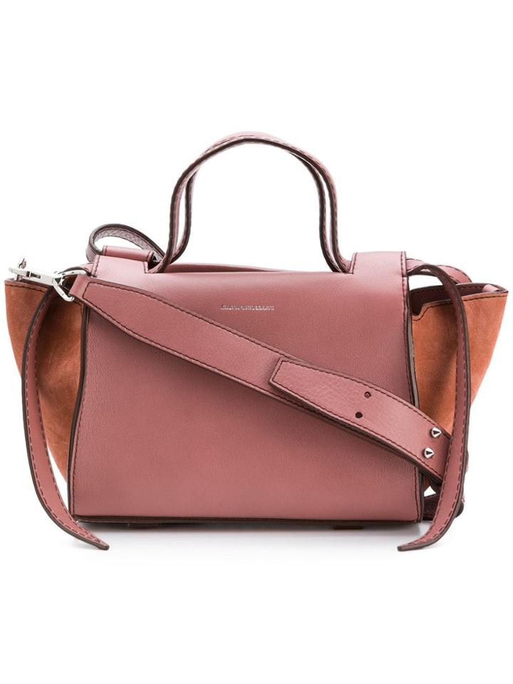 Elena Ghisellini Accordion Sides Tote - Pink & Purple