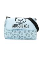 Moschino Kids Teddy Logo Changing Bag - Blue