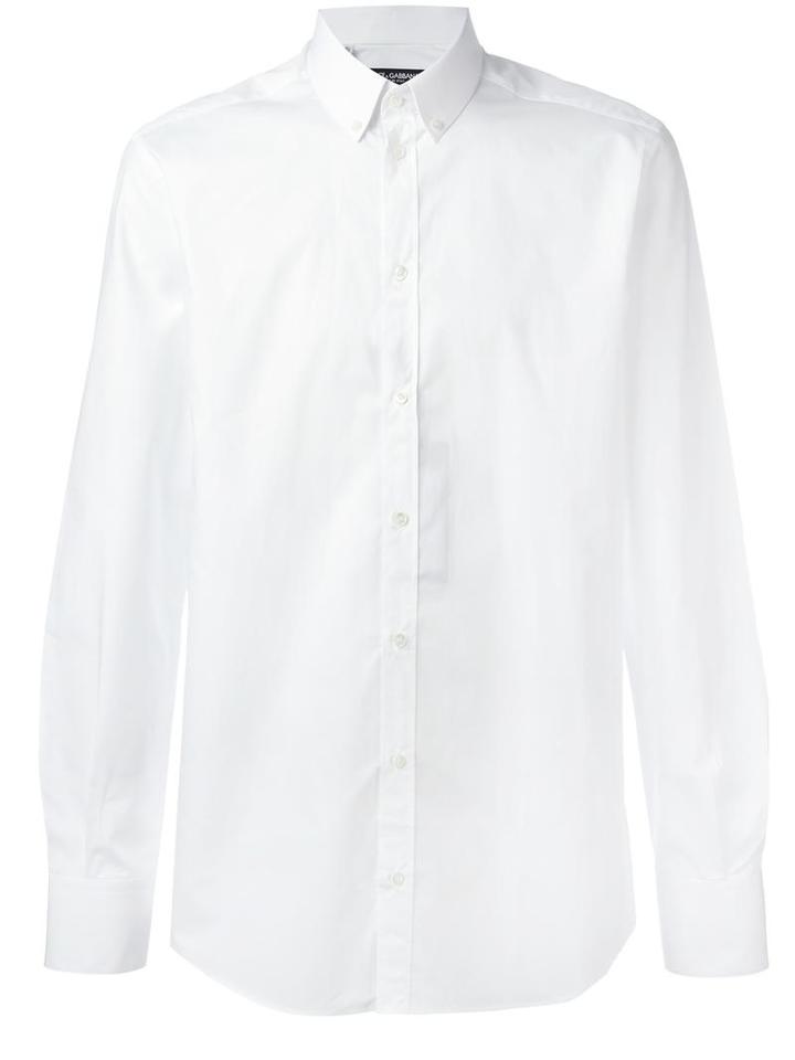 Dolce & Gabbana Classic Shirt, Size: 39, White, Cotton