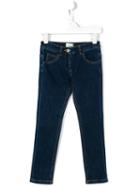 Fendi Kids - Skinny Fit Jeans - Kids - Cotton/spandex/elastane - 6 Yrs, Blue