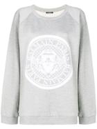 Balmain Logo Sweatshirt - Grey