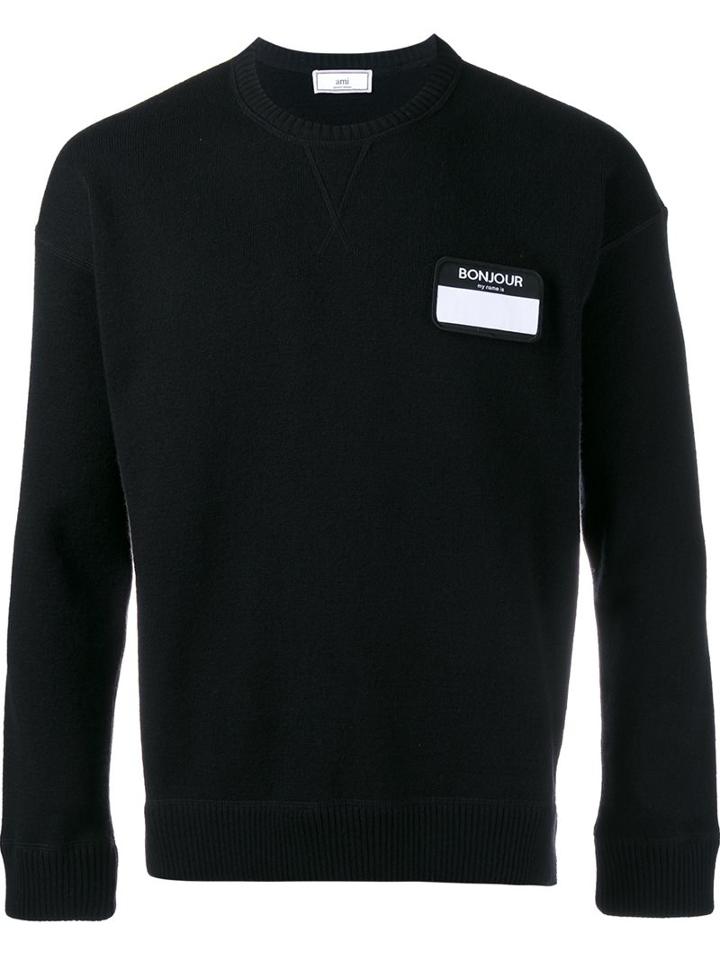 Ami Alexandre Mattiussi Logo Patch Jumper