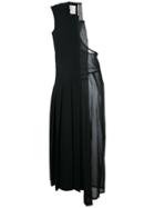 Comme Des Garçons Vintage Laser Cut One-shoulder Dress - Black