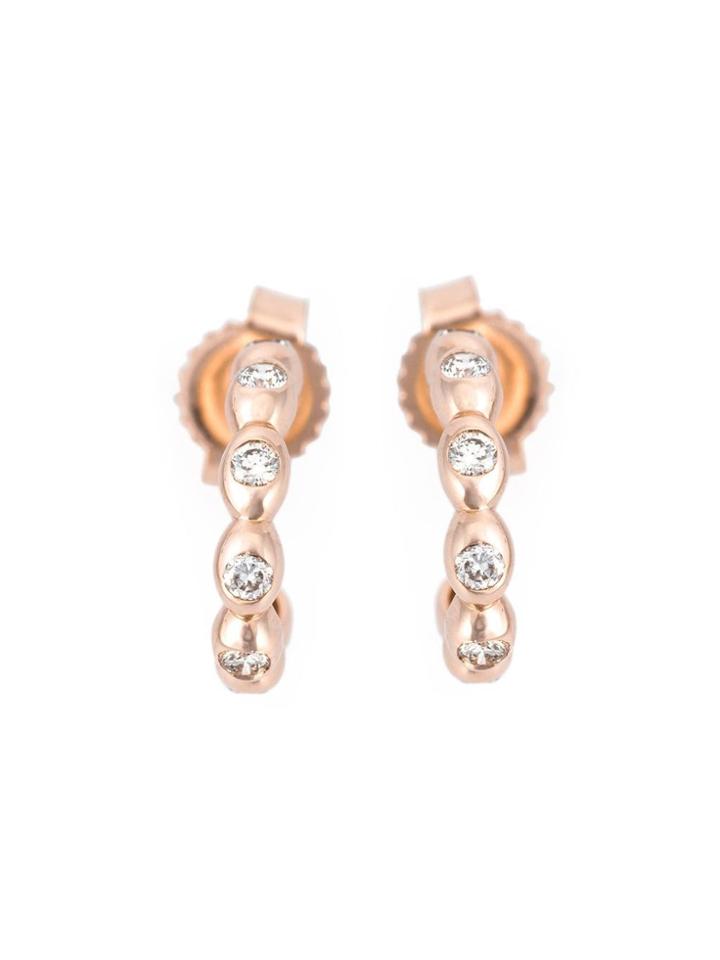 Astley Clarke 'halo' Diamond Hoop Earrings - Metallic