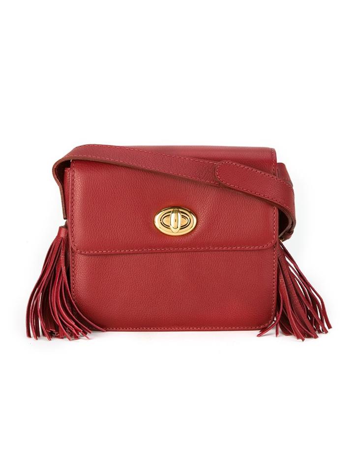 Sarah Chofakian Leather Bag, Women's, Red, Goat Skin