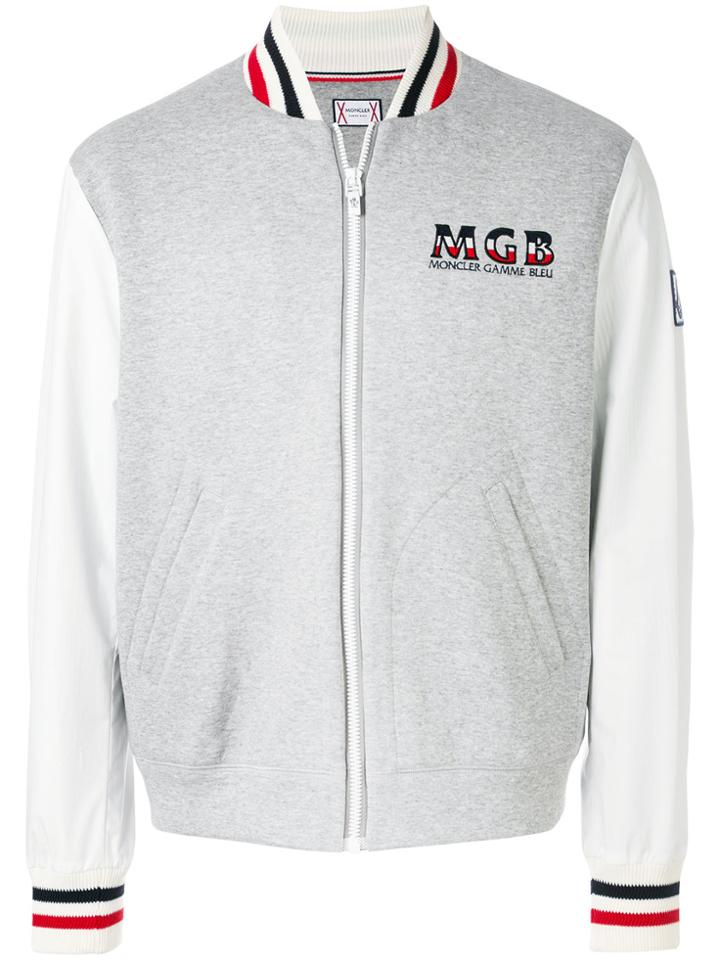 Moncler Tri-stripe Bomber Jacket - Grey