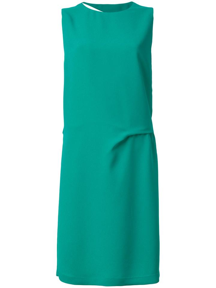 8pm Slit Back Dress, Women's, Size: Medium, Green, Polyester/viscose