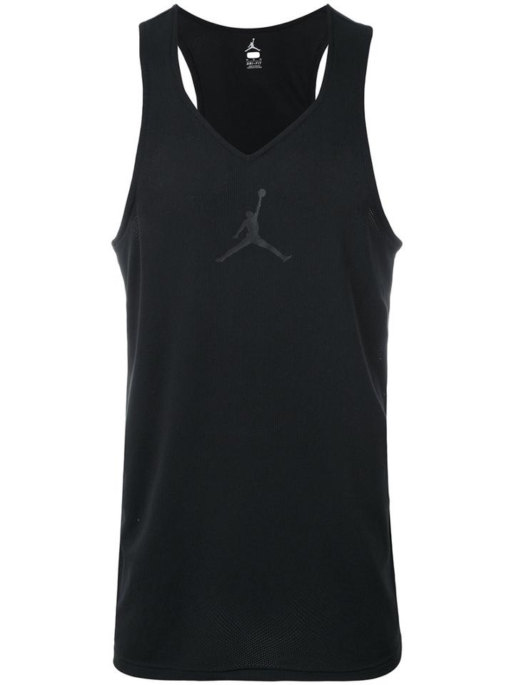 Nike - Jordan Ultimate Flight Jersey Top - Men - Polyester - L, Black, Polyester