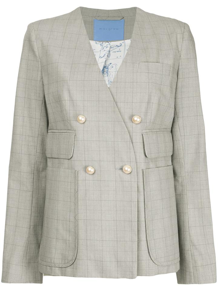 Macgraw Astronomer Tweed Blazer - Grey