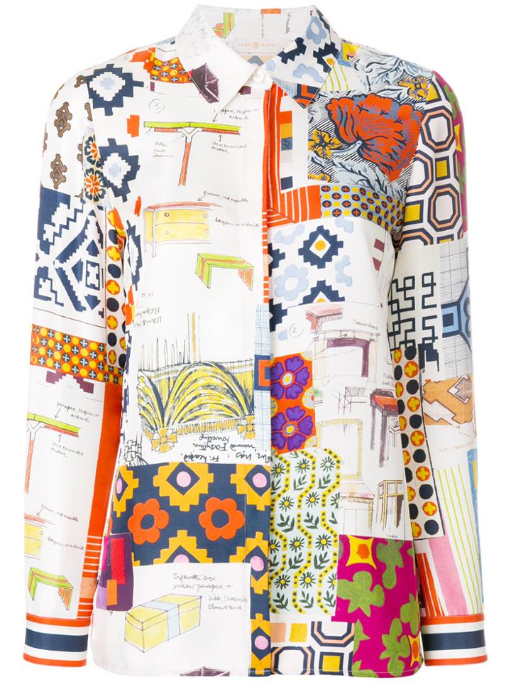 Tory Burch Sienna Pyjama-style Top - Multicolour
