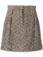Missoni Embroidered Mini Skirt - Nude & Neutrals
