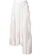 Msgm Pleated Skirt - White