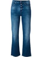 7 For All Mankind Flared Jeans, Women's, Size: 26, Blue, Cotton/polyester/spandex/elastane