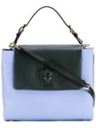 Versace 'palazzo' Square Tote, Women's, Blue