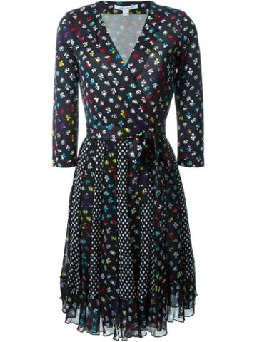 Diane Von Furstenberg 'caprice' Dress, Women's, Size: 4, Black, Silk/polyester