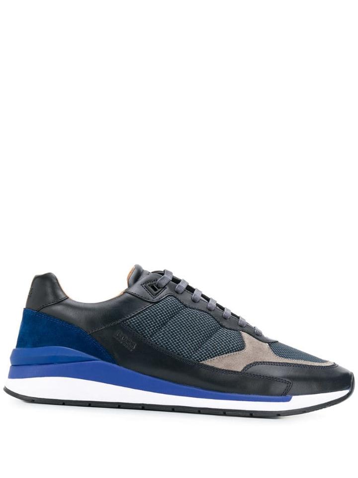 Boss Hugo Boss Panelled Sneakers - Brown