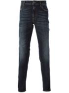 Dolce & Gabbana Rip Detail Jeans, Men's, Size: 52, Blue, Cotton/spandex/elastane