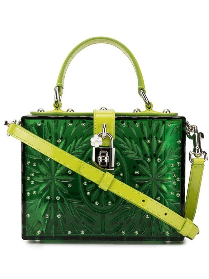 Dolce & Gabbana Cinderella Dolce Box Tote Bag - Green
